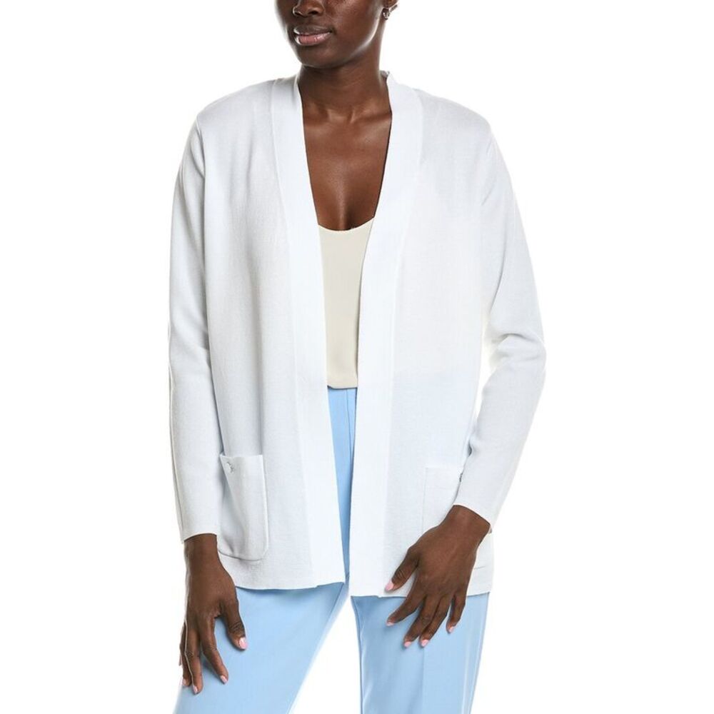 Anne Klein Womens  Malibu Cardigan, White